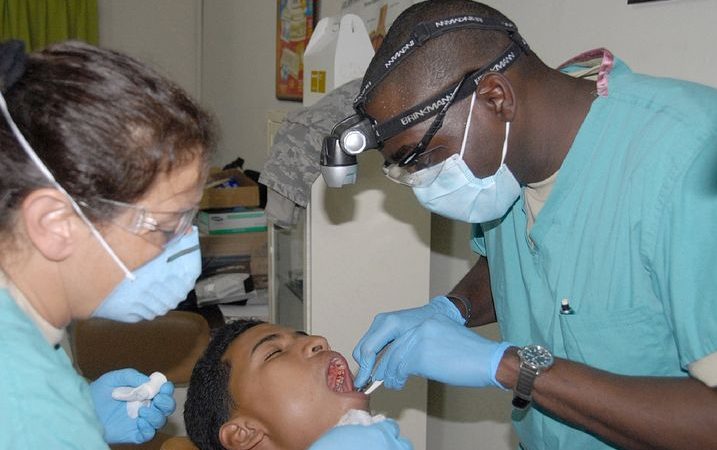 Patient getting a wisdom teeth removal procedure in Hawkesbury